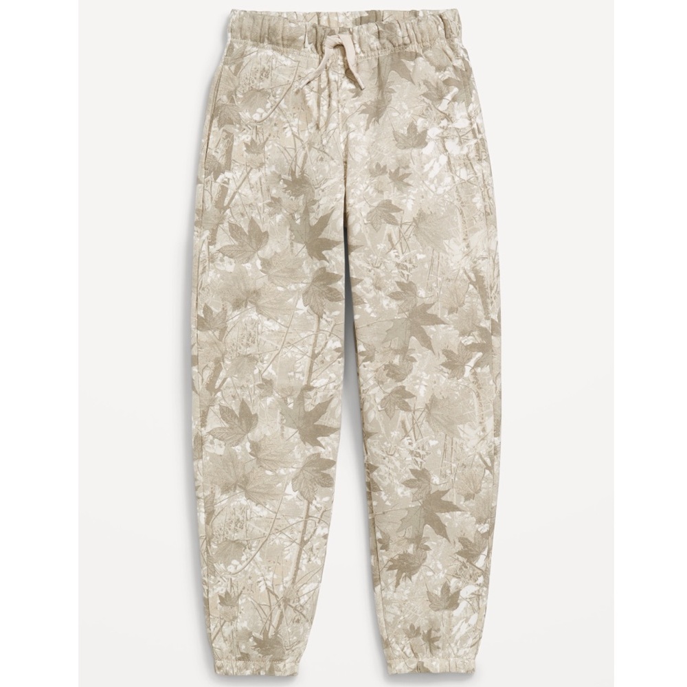 Old Navy Fleece Baggy Jogger Sweatpants - Camo Khaki